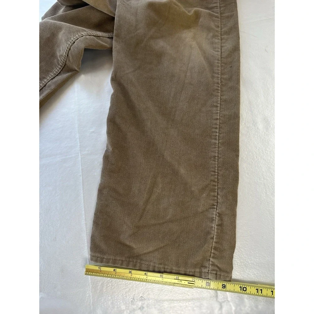 Levi 549 Low Loose Brown Corduroy 38x32 Baggy Skater Grunge Y2K